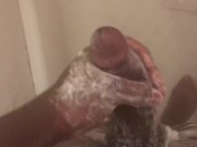 In the shower