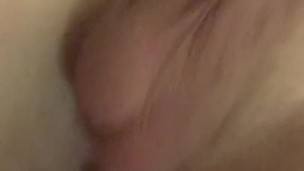 Fucking my self with a huge toy cock!