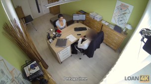 LOAN4K. Buxom hottie needs a lot of money so she offers her asshole