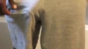 THICK BBC IN GREY SHORTS
