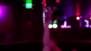 Thick white stripper plays with pussy on stage wearing butt plug Add my onlyfans @nakedallie