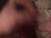 Cumming after being pent up