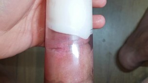 FILLING PENIS PUMP PART 2 OF 3, MAKING SMALL DICK TO THICK HUGE COCK 4K