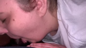 Bbw girlfriend sucking bbc