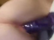 Fucking my strap on