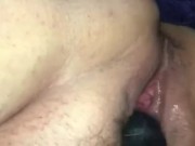 touching my big boobs and squirting like crazy! sooo hot!!!