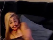 HILARIOUS - nasty dog fart while doing cam show