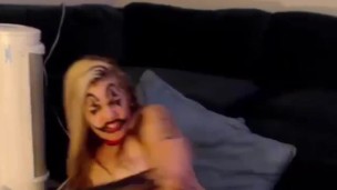 HILARIOUS - nasty dog fart while doing cam show