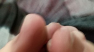 Showing off my Dirty Feet & Cute Pussy