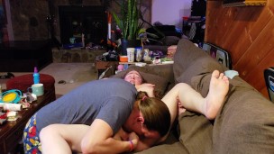 Amazing BBW loves having her clit licked