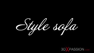 Style sofa. Summer. POV