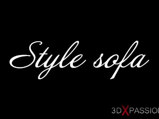 Style sofa. Summer. POV