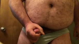 CankleLover Microfiber Bikini Panties and Slow Motion Cum 2018-12-26