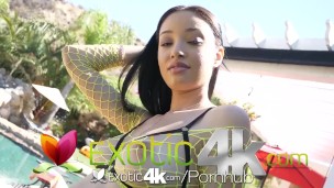 EXOTIC4K Perfect tits LICKED and tight shaved pussy POUNDED