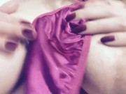 Carlycurvy all boob and nipple play in tight pink top 13/16