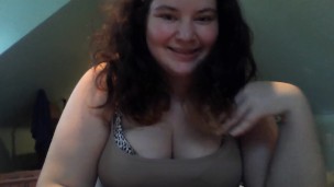 Chubby Teen Girl Skypes You And Wants to Watch You Jerk Off