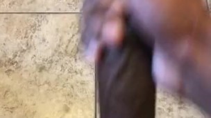 BBC Cumshot before shower!
