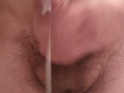Crazy masturbation. Speed onanism with finish sperma