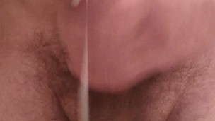 Crazy masturbation. Speed onanism with finish sperma