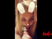 SNAPCHAT BUNNY Gives Blowjob for Cum xxx 10/16