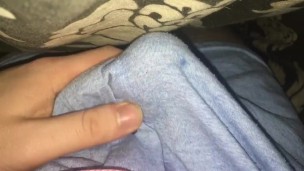 Jerking & Cumming in My Boxers before Bed ;p Cum Soaks Through!