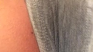 Masturbating and Squirting through my Shorts