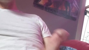 Vigorously jerking young cock until warm, sweet release.
