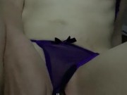 Intense orgasm with butterfly vibrator 16/16