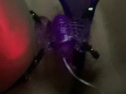 Intense orgasm with butterfly vibrator 4/16