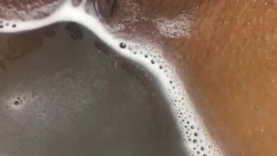 Cumming in the bathtub again!