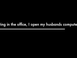 Sexy cougar Brandi Love rubs her clit in the office