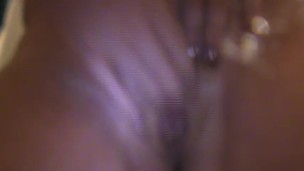peeing everywhere playing with my pussy