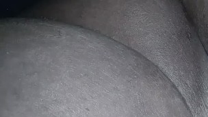 Sneaking to touch it under covers