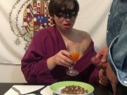 colazione con sborra e muesli - colazione da .... troia 11/16