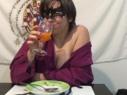 colazione con sborra e muesli - colazione da .... troia 16/16