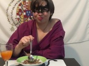 colazione con sborra e muesli - colazione da .... troia 5/16