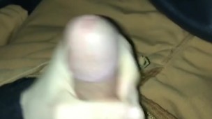 Young Stud Jerking off in public