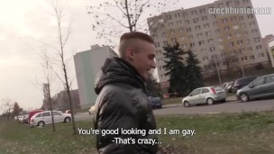  CZECH HUNTER 392 - Ginger Head Twink Is Willing To Get Drilled For Cash