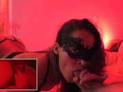 BLOWJOB Teen MILF GIVES A FUCK MOUTH ORGASM deepthroats cock 10/16