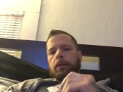 Big white cock cumshot