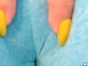 Sexy Sweet Cameltoe Teen in Tight Lycras! Amazing Ass in Leggins ORGASM 2/16