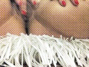 Carlycurvy rubbing clit on fringe pillow 3/16