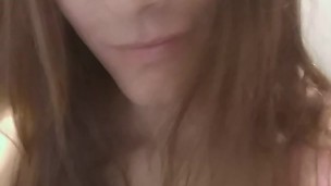 Tgirl morning wood flash and tease