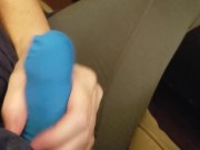 Hj with sheath underware - Screenshot 12 of 16 - Handjob