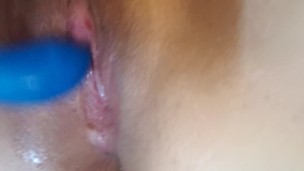 Playing with pink pussy