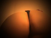 All booty tease video with Carlycurvy in red 9/16