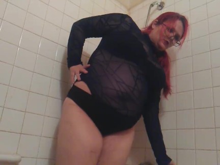 9+ inches Gained Shower Hose Belly Inflation
