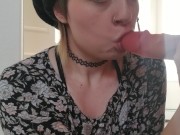 Wet dildo tease