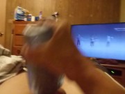 using the toy to play