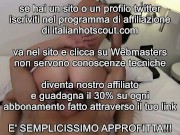 italianhotscout - ragazza italiana troia scopata da un maschio nero